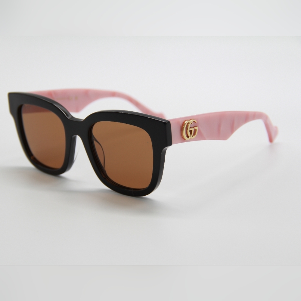 NEW GUCCI SUNGLASSES GG0998S 005 PINK WOMEN EYEWEAR - Picture 5 of 12